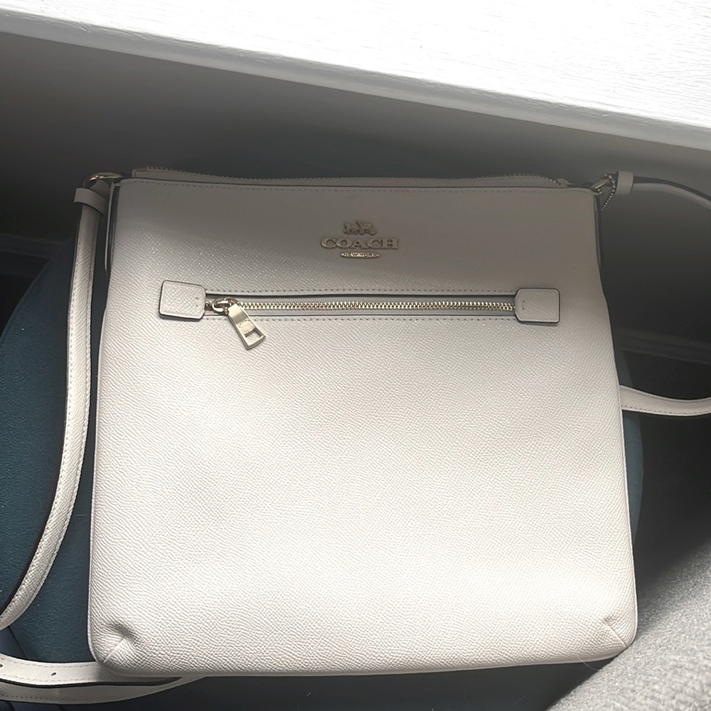 White Coach crossbody, never been used